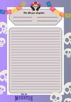 Vorschau - Arbeitsblätter - Escritura creativa - Elige 4 dibujos - El Día de los Muertos - Seite 2