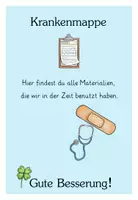 Vorschau - Bildkarten - Krankenmappe in 4 verschiedenen Versionen - Seite 3