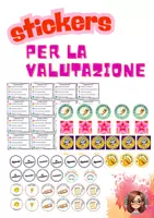 anteprima - Altro tipo di materiale - Stickers per la valutazione - Pagina di copertina