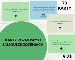 zapowiedź - Karty “Rozmowy o samouszkodzeniach” - obwoluta