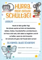 Vorschau - Anderer Materialtyp - Geschenk zum Schulanfang von der Lehrerin. Mein erster Schultag. Urkunde zur Einschulung. Willkommensgruß für die 1. Klasse. Auszeichnung für Kinder. - Seite 2