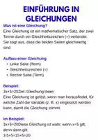 Vorschau - Unterrichtsreihen - Gleichungen & Ungleichungen – 20-seitiges Unterrichtsmaterial Mathe Algebra Sekundarstufe I - Seite 2