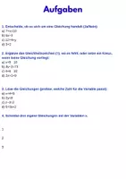 Vorschau - Unterrichtsreihen - Gleichungen & Ungleichungen – 20-seitiges Unterrichtsmaterial Mathe Algebra Sekundarstufe I - Seite 3