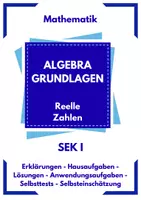 Vorschau - Unterrichtsreihen - Reelle Zahlen verstehen – 20-seitiges Mathe-Arbeitsheft SEK I - Deckblatt