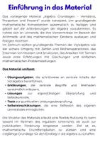 Vorschau - Unterrichtsreihen - Verhältnis, Proportion, Prozent – Unterrichtsmaterial Mathe SEK I (20 Seiten) - Seite 1