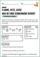 Vorschau - Arbeitsblätter - Protokoll Verbrennung & Oxidation - Flamme, Hitze, Asche - Seite 3