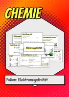 Vorschau - Präsentationen/Tafelbilder - Folien Elektronegativität Elektronenpaarbindung - Deckblatt