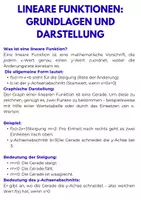 Vorschau - Unterrichtsreihen - Lineare Funktionen & LGS – 20-seitiges Mathematik-Arbeitsheft Sek II - Seite 2