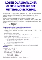 Vorschau - Unterrichtsreihen - Quadratische Gleichungen & komplexe Zahlen – 20-seitiges Arbeitsheft - Seite 2