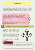 Vorschau - Arbeitsblätter - Wegbeschreibung Englisch–Deutsch: Richtungsangaben & Imperativ - Seite 1