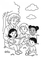 Vorschau - Mal- und Bastelvorlagen - Ausmalbilder Astrid Lindgren - Seite 2
