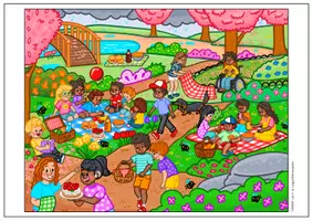 Vorschau - Stundenentwürfe - Klangbild Picknick im Park - Geräusche hören, erkennen & zuordnen | Musik | Fertige Musikstunde | DaZ Unterricht | Sachunterricht Frühling - Sommer | Fertige Vertretungsstunde | Kreative Stunden - Seite 2