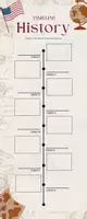 Vorschau - Arbeitsblätter - Arbeitsblatt America's History timeline - Deckblatt
