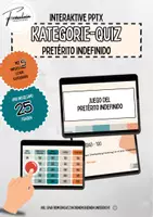 Vorschau - Quiz - ⏳Interaktive Präsentation Kategorie Quiz Indefinido 🎯⏳🇪🇸 - Deckblatt