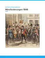 Vorschau - Unterrichtsreihen - Die Märzforderungen 1848 – Unterrichtsmaterial zur Revolution in Deutschland (Klasse 5–9) - Deckblatt
