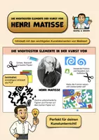 Vorschau - Arbeitsblätter - KUNST: Elemente der Kunst von Henri Matisse - Deckblatt