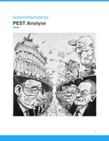 Vorschau - Unterrichtsreihen - PEST-Analyse – Unterrichtsmaterial für Wirtschaft, Politik & Sozialkunde (Klasse 8–12) - Deckblatt