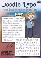 Vorschau - selbst erstellte Schriftarten - Doodle Type - Font / Schriftart - Deckblatt