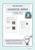 Vorschau - Unterrichtsreihen - (Un)social Media? - Unterrichtseinheit zu sozialen Medien - Deckblatt