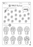 Vorschau - Arbeitsblätter - Minusaufgaben, Zahlenraum 5, Mathe, 1. Klasse - Seite 2