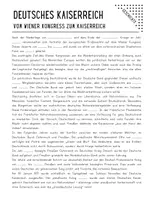 Vorschau - Arbeitsblätter - Vom Wiener Kongress zum Deutschen Kaiserreich - Deckblatt