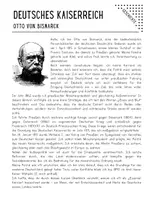 Vorschau - Arbeitsblätter - Otto von Bismarck – Der Eiserne Kanzler - Deckblatt