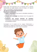 Vista previa - Juegos / Gamificación - JUEGOS TRADICIONALES PARA JUGAR AL AIRE LIBRE (1) - página 2