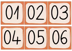 Vorschau - Mal- und Bastelvorlagen - Fuchsklasse- Tafelkalender, Visualisierung - Seite 3