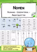 Vorschau - Arbeitsblätter - Übungsblätter zur Großschreibung – Satzanfänge, Nomen und mehr - Deckblatt