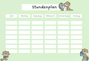 Vorschau - Anderer Materialtyp - Stundenplan (Vorlage) Otterklasse - Seite 2