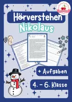 Vorschau - Arbeitsblätter - Deutsch Hörverstehen Nikolaus (Klasse 4-6) - Deckblatt
