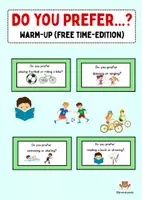 Vorschau - Spiele - Do you prefer...? Englisch Warm-Up (Hobbies / Free Time) - Deckblatt