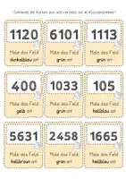 Vorschau - Spiele - Mathematikspiel zur Festigung der schriftliche Addition und Subtraktion - Seite 3