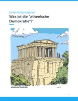 Vorschau - Unterrichtsreihen - Athenische Demokratie – Unterrichtsmaterial Politik & Geschichte (40+ Seiten) - Deckblatt