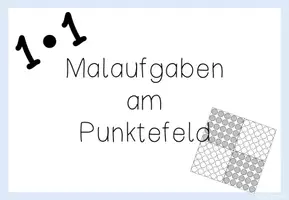 Vorschau - Präsentationen/Tafelbilder - Digitales Tafelbild - Einführung Punktefeld (Einmaleins mit der Gruppensprechweise) - Seite 1