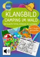 Vorschau - Stundenentwürfe - Klangbild Camping im Wald - Geräusche hören, erkennen & zuordnen | Musik | Fertige Musikstunde | DaZ Unterricht | Sachunterricht Frühling - Sommer | Fertige Vertretungsstunde | Kreative Stunden - Deckblatt