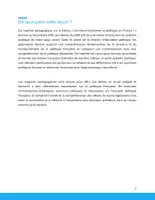 Aperçu - Feuilles d'exercices - Comment fonctionne la politique en France ? – Fichier pédagogique pour le collège (5e à 3e) - Page 1