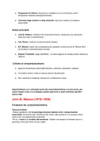 anteprima - Testo - IL COMPORTAMENTISMO E AUTORI (Watson, pavlov, skinner e thorndike) - Pagina 1