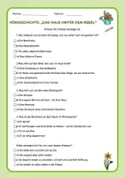 Vorschau - Arbeitsblätter - Deutsch Hörverstehen Frühling (Klasse 4-6) - Seite 3
