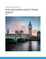 Vorschau - Unterrichtsreihen - How Does the UK Government Work? – British Parliament & Monarchy Explained | Civics GRADE 5–9 - Seite 1