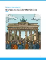 Vorschau - Unterrichtsreihen - Die Geschichte der Demokratie – Unterrichtsmaterial für Klasse 5–9 - Deckblatt