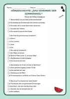 Vorschau - Arbeitsblätter - Deutsch Hörverstehen Sommer (Klasse 4-6) - Seite 3