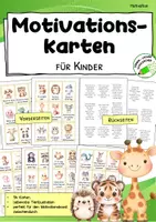Vorschau - Anderer Materialtyp - Motivationskarten für Kinder - Selbstbewusstsein stärken - Deckblatt