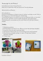 Vorschau - Aufgabenkarten - Fensterdekoration Schmetterlinge - Abklatschtechnik und Öltechnik - Seite 1
