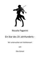 Vorschau - Arbeitsblätter - Nikkolo Paganini - ein Star des 19. Jahrhunderts - Deckblatt