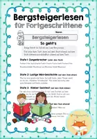 Vorschau - Arbeitsblätter - Bergsteigerlesen - Schritt für Schritt zum Ziel - Deckblatt