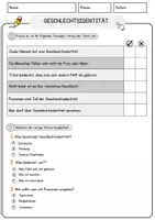Vorschau - Arbeitsblätter - Geschlechtsidentität Arbeitsblätter mit Fragen + Lösungen Psychologie Lesetext - Seite 2