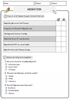 Vorschau - Arbeitsblätter - Migration Arbeitsblätter mit Fragen + Lösungen Psychologie Lesetext - Seite 2