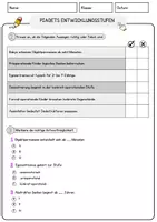 Vorschau - Arbeitsblätter - Piagets Entwicklungsstufen Arbeitsblätter mit Fragen + Lösungen Psychologie Leseverstehen und Wortschatz - Seite 2