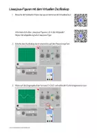 Vorschau - Arbeitsblätter - Lissajous-Figuren mit dem Oszilloskopsimulator - Seite 1